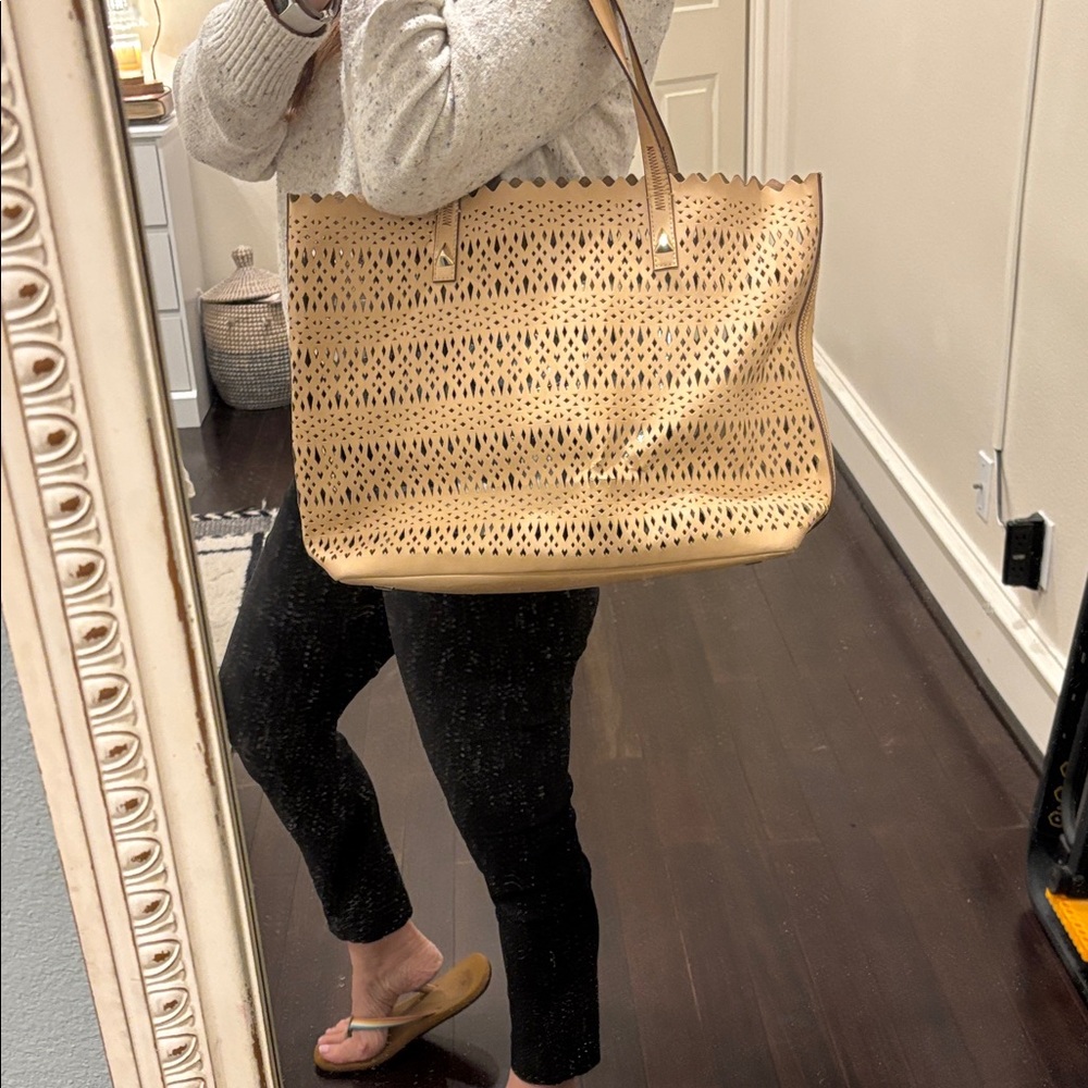 All Leather - Stella and Dot Tote Bag